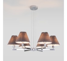 Подвесная люстра Peony 60136/6 хром/графит Eurosvet