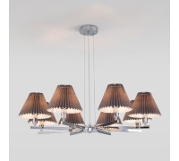 Подвесная люстра Peony 60136/8 хром/графит Eurosvet