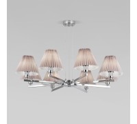 Подвесная люстра Peony 60136/8 хром/серый Eurosvet