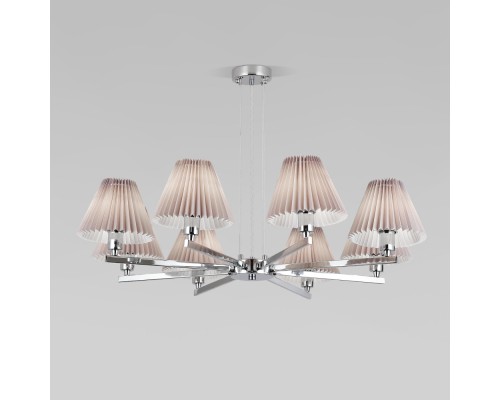 Подвесная люстра Peony 60136/8 хром/серый Eurosvet