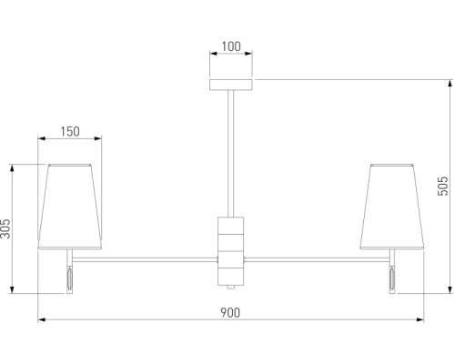 Потолочная люстра Milazzo 60137/8 золото Eurosvet