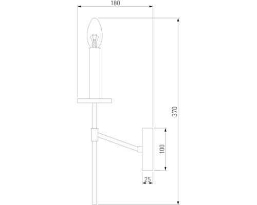 Бра Anders 60142/1 хром Eurosvet
