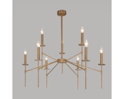 Потолочная люстра Anders 60142/9 латунь Eurosvet