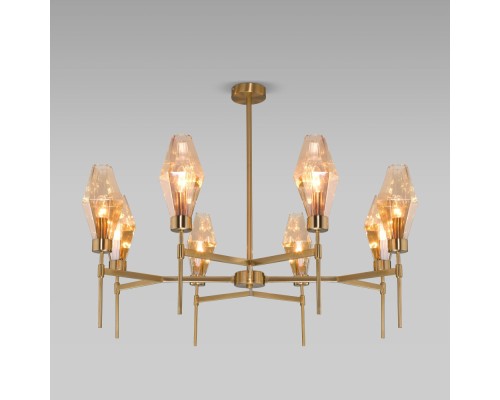 Потолочная люстра Prism 60143/8 латунь Eurosvet