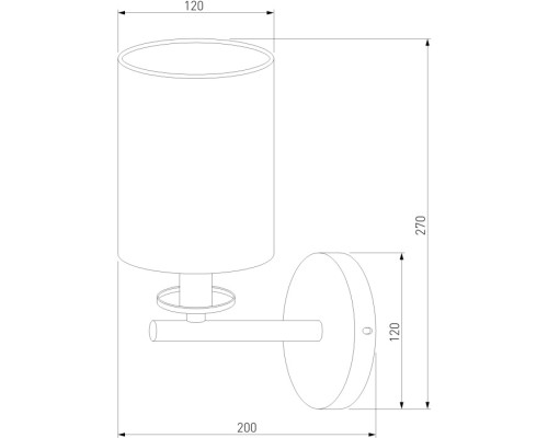 Бра Caprera 60146/1 латунь Eurosvet