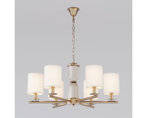 Подвесная люстра Caprera 60146/6 латунь Eurosvet