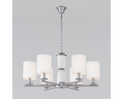 Подвесная люстра Caprera 60146/6 никель Eurosvet