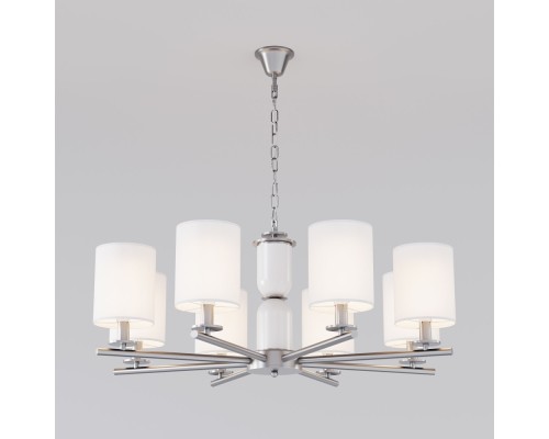 Подвесная люстра Caprera 60146/8 никель Eurosvet