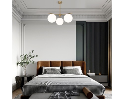 Потолочная люстра Marbella 60147/3 латунь Eurosvet