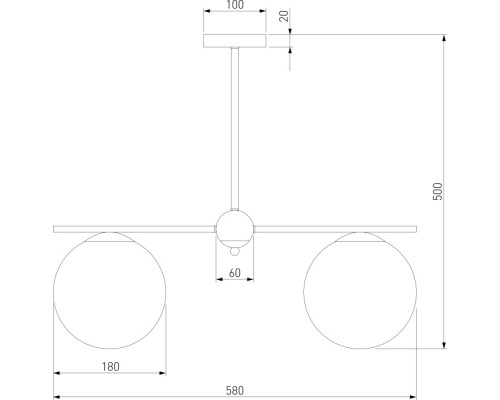 Потолочная люстра Marbella 60147/3 черный Eurosvet