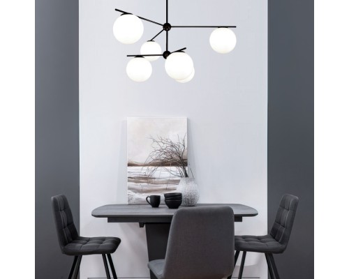 Потолочная люстра Marbella 60147/6 черный Eurosvet