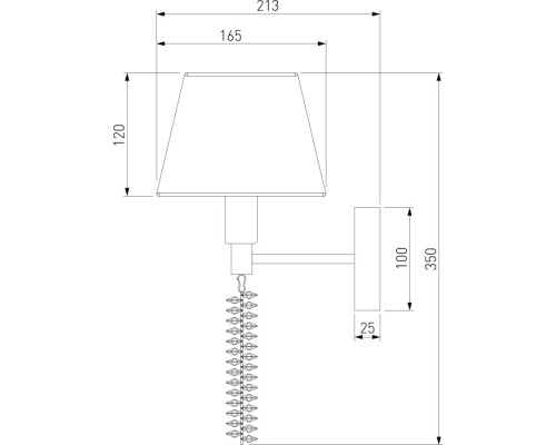Бра Charuel 60148/1 матовое золото Eurosvet