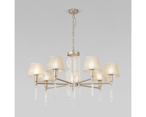 Подвесная люстра Charuel 60148/7 матовое золото Eurosvet