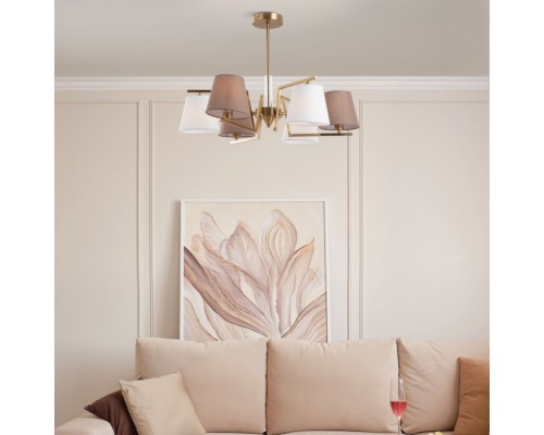 Потолочная люстра Ozark 60149/6 латунь Eurosvet