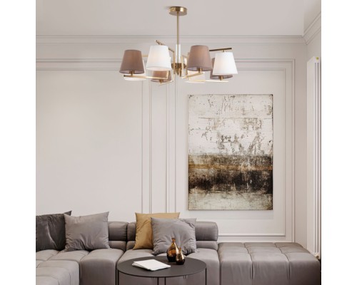 Потолочная люстра Ozark 60149/8 латунь Eurosvet