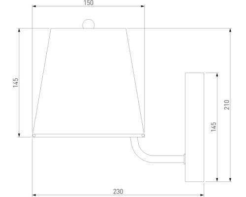 Бра Amaretto 60155/1 хром Eurosvet