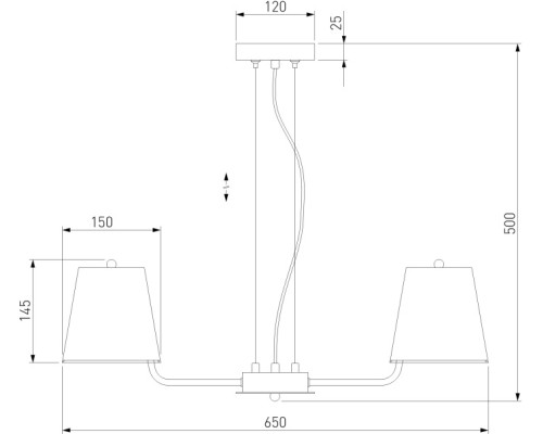 Подвесная люстра Amaretto 60155/5 хром Eurosvet