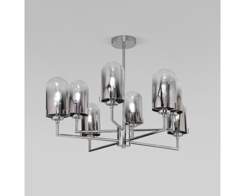 Потолочная люстра Pluto 60156/8 хром Eurosvet