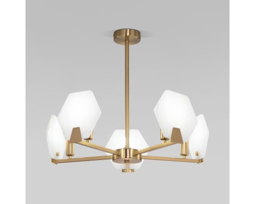Потолочная люстра Marble 60158/5 латунь Eurosvet