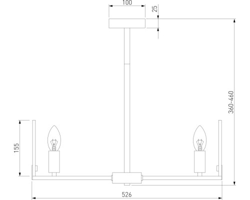 Потолочная люстра Marble 60158/5 латунь Eurosvet