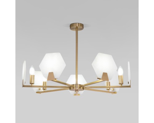 Потолочная люстра Marble 60158/7 латунь Eurosvet