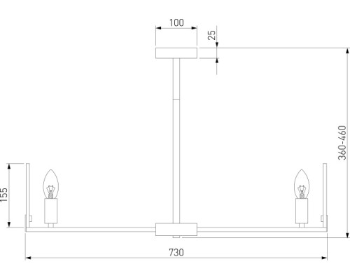 Потолочная люстра Marble 60158/7 латунь Eurosvet