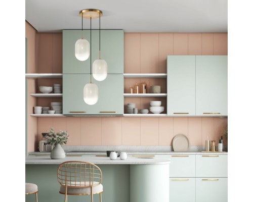 Подвесной светильник Loona 60161/3 латунь Eurosvet