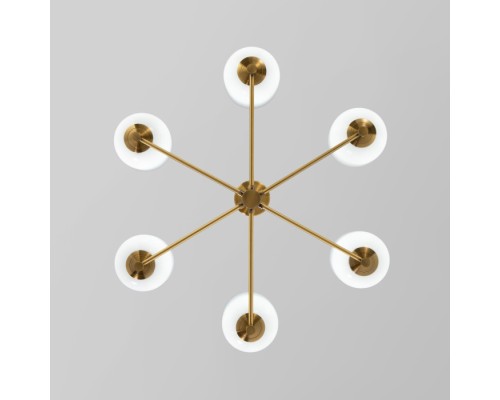 Потолочная люстра Loona 60161/6 латунь Eurosvet