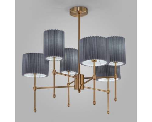 Потолочная люстра Notturno 60162/6 латунь Eurosvet