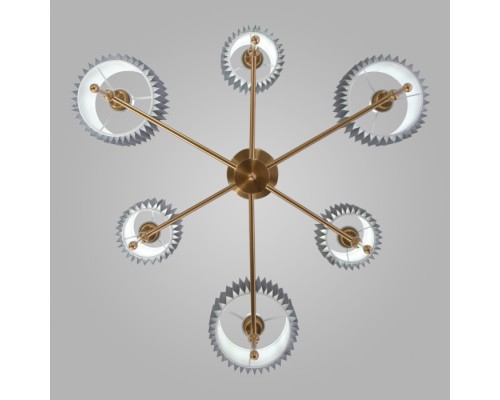 Потолочная люстра Notturno 60162/6 латунь Eurosvet