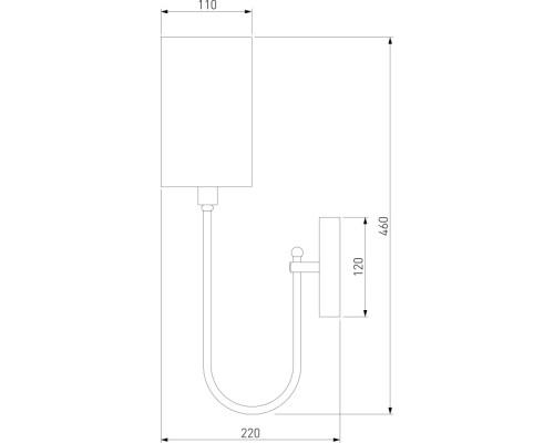 Бра Abbey 60164/1 латунь Eurosvet