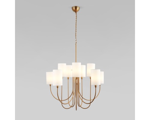Подвесная люстра Abbey 60164/10 латунь Eurosvet