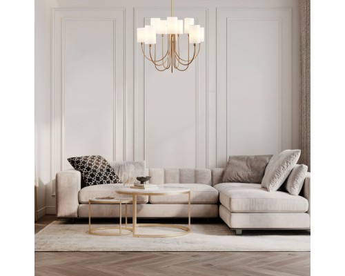 Подвесная люстра Abbey 60164/10 латунь Eurosvet