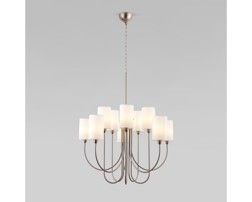 Подвесная люстра Abbey 60164/10 никель Eurosvet