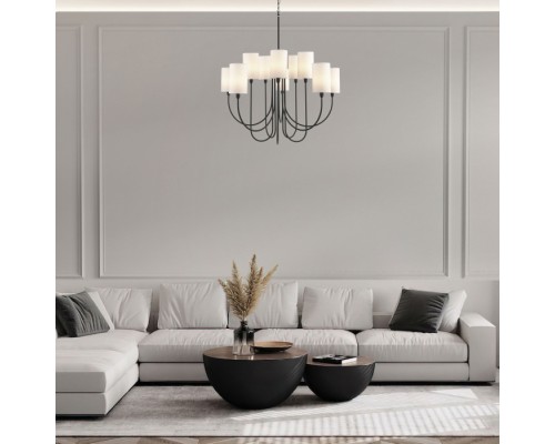 Подвесная люстра Abbey 60164/10 черный Eurosvet