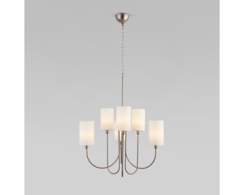 Подвесная люстра Abbey 60164/6 никель Eurosvet