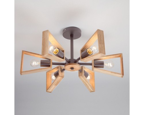 Потолочная люстра Klark 70056/6 черный Eurosvet