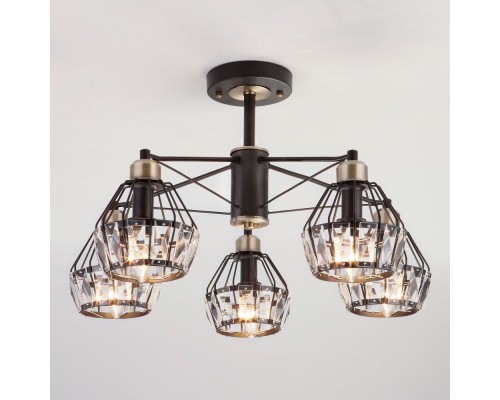 Потолочная люстра Lord 70075/5 черный Eurosvet