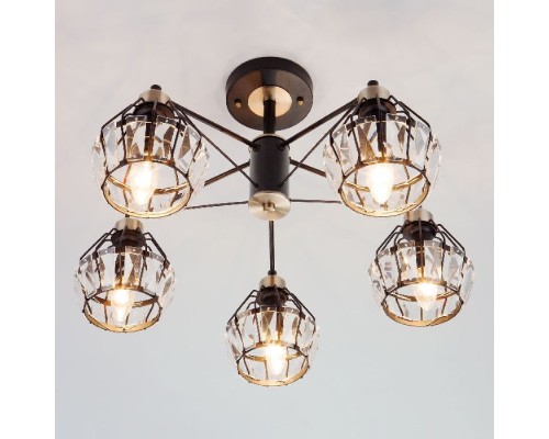 Потолочная люстра Lord 70075/5 черный Eurosvet