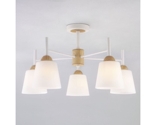 Потолочная люстра Fresco 70085/5 белый Eurosvet