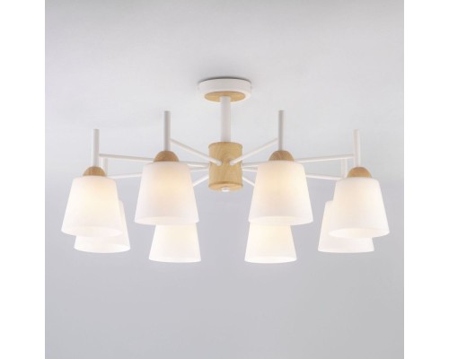 Потолочная люстра Fresco 70085/8 белый Eurosvet