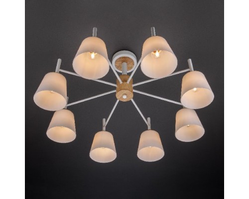 Потолочная люстра Fresco 70085/8 белый Eurosvet