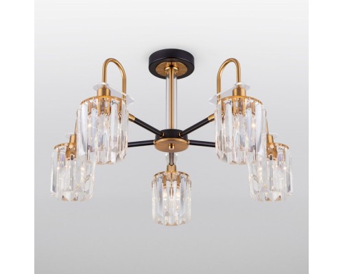 Потолочная люстра Tenia 70090/5 черный Eurosvet