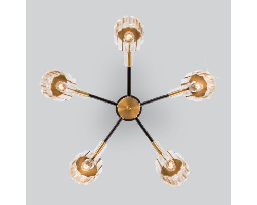 Потолочная люстра Tenia 70090/5 черный Eurosvet