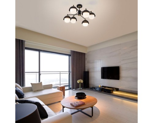 Потолочная люстра Nocciola 70106/6 черный Eurosvet