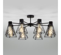 Потолочная люстра Trappola 70107/8 черный Eurosvet