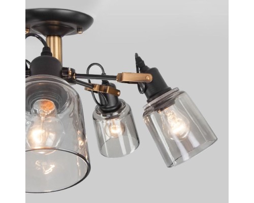 Потолочная люстра Astor 70111/5 черный Eurosvet