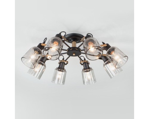 Потолочная люстра Astor 70111/8 черный Eurosvet