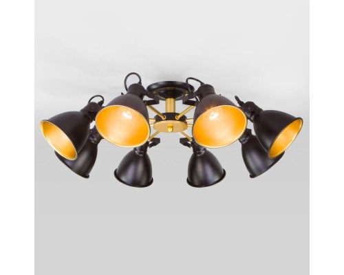 Потолочная люстра Denley 70112/8 черный Eurosvet