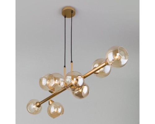 Подвесной светильник Roger 70113/8 янтарный Eurosvet